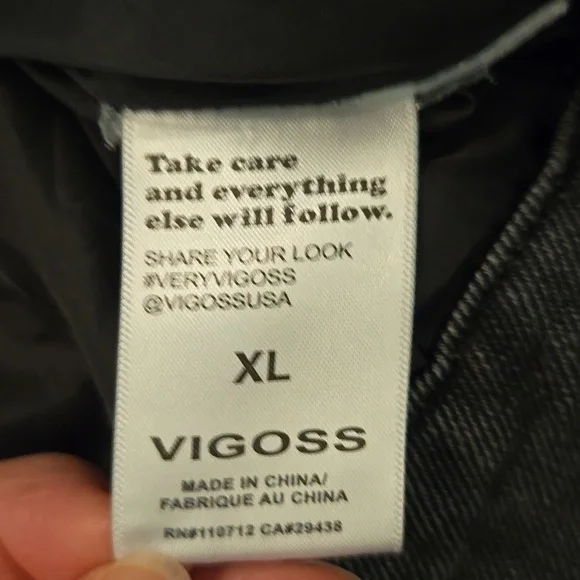 High-Pile Fleece Trim Trucker Jacket - Picture 9 of 10